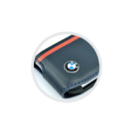 BMW Motorsport Otvírací Kožené Pouzdro Samsung S4 Galaxy Tmavě Modrá