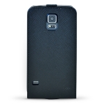 GUFLS5SAB Guess Studded Flip Kožené Pouzdro černé pro Samsung Galaxy S5