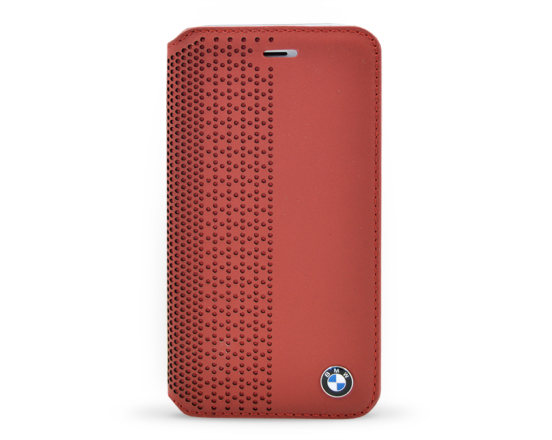 BMFLBKP6PER BMW Book Pouzdro PerForated červená Pro Apple iPhone 6 4.7″