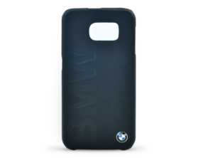 BMHCS6LOB BMW Signature Hard Case Leather Black pro Galaxy S6