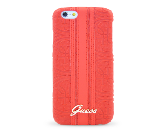 GUHCP6SLHERE Guess Heritage Zadní Kryt Red pro iPhone 6/6S