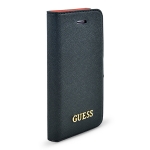 GUFLBKSETBK Guess Saffiano Book Pouzdro Black pro iPhone 5/5S/SE