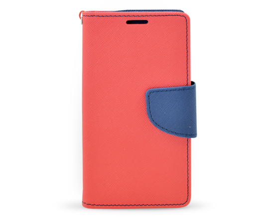 Book case Fancy Samsung Galaxy A3 červená/tmavě modrá