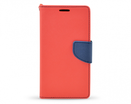 Book case Fancy LG G4 červená/tmavě modrá