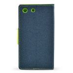 Fancy diary case Sony Xperia M5 tmavě modrá/limetková
