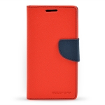 Fancy diary case Samsung Galaxy S4 červená / tmavě modrá