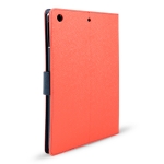 Fancy diary case iPad Air červená / tmavě modrá