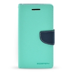 Fancy diary case HTC M9 mintová/tmavě modrá