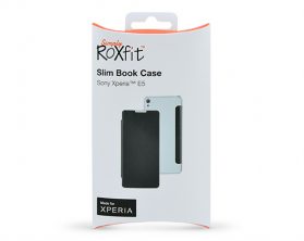 Pouzdro RoxFit Ultra Simply Book pro Sony Xperia E5 černé
