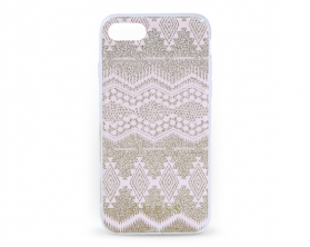 Kryt Guess Ethnic Chic Tribal 3D TPU Taupe pro Apple iPhone 7