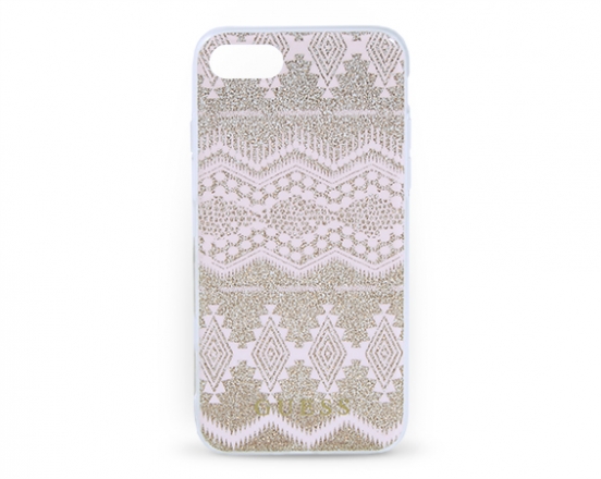 Kryt Guess Ethnic Chic Tribal 3D TPU Taupe pro Apple iPhone 7