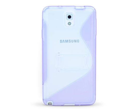 Back Cover S-case Samsung Galaxy Note 3 fialová/průhledná