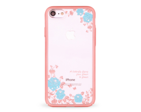 Kryt DEVIA Joyous Swarovski Apple iPhone 7 růžový