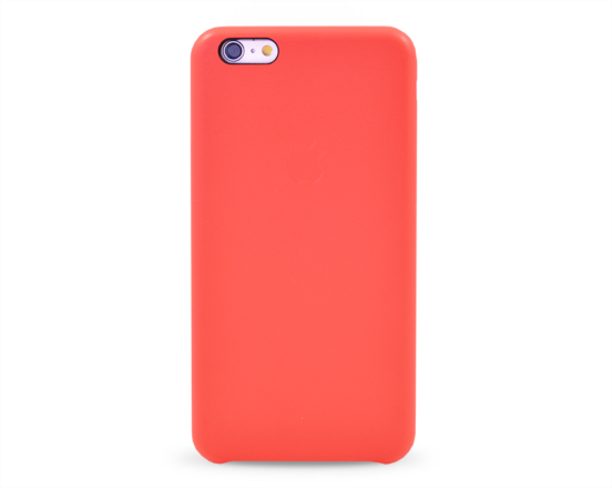 Kryt hard case kůže logo Apple iPhone 6 plus červený