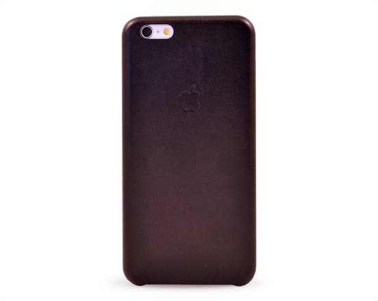 Kryt hard case kůže logo Apple iPhone 6 plus černý