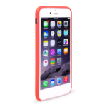 Kryt hard case kůže logo Apple iPhone 6 červený