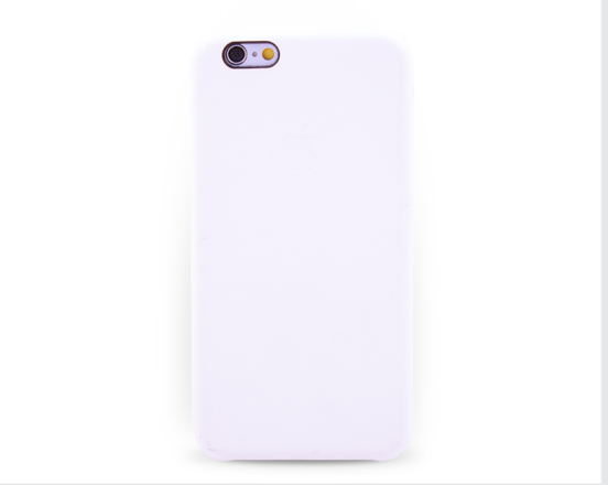 Kryt hard case kůže logo Apple iPhone 6 bílý