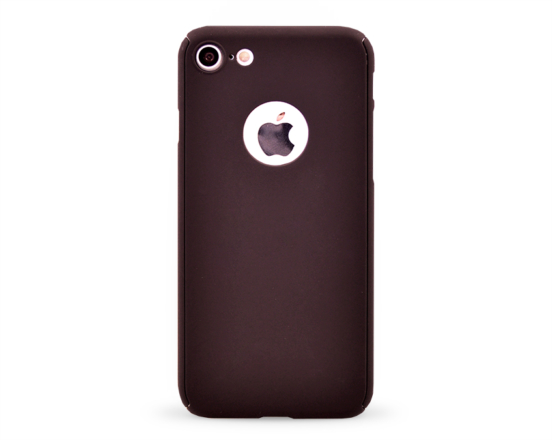 Kryt 360 protect hard case +ochranné sklo Apple iPhone 7 černý
