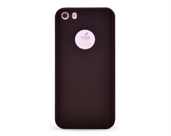 Kryt 360 protect hard case +ochranné sklo Apple iPhone 5 černý