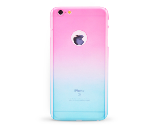 Kryt 360 protect hard case +ochranné sklo Apple iPhone 6 plus růžový/modrý