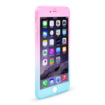 Kryt 360 protect hard case +ochranné sklo Apple iPhone 6 plus růžový/modrý
