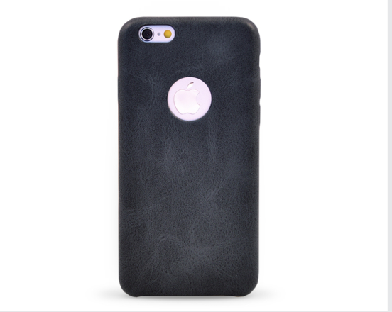 Kryt hard case kůže Apple iPhone 6 černý