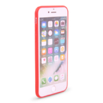 Kryt Luxury Ultra thin Leather Skin Soft TPU Apple iPhone 7 červený