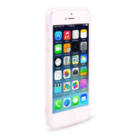 Kryt Pattern Rubber Soft TPU Apple iPhone 5 růžovo oranžový