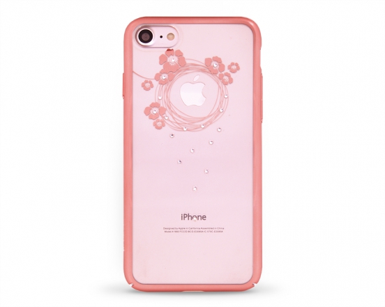 Kryt DEVIA Garland Swarovski Apple iPhone 7 růžový