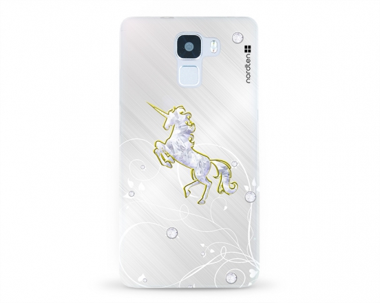 Kryt NORDTEN Briliant unicorn Huawei Honor 7 silikonový