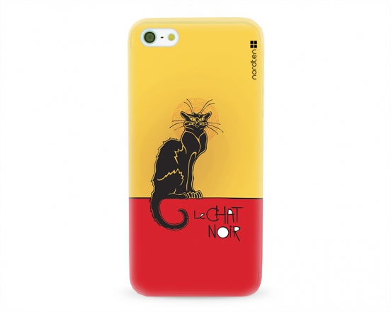 Kryt NORDTEN le chat noir Apple iPhone 5/5S/SE silikonový
