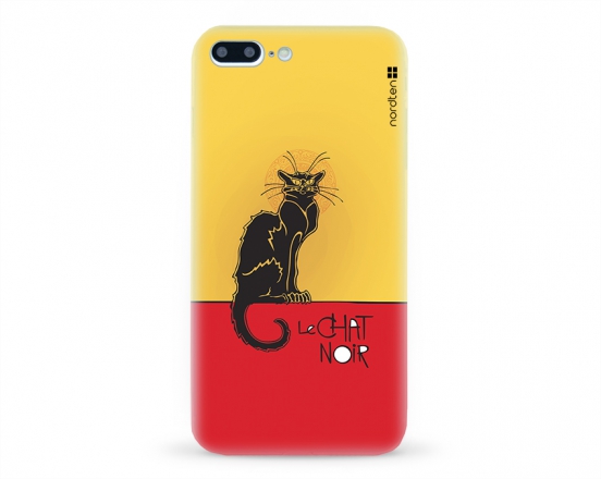 Kryt NORDTEN le chat noir Apple iPhone 7 plus silikonový