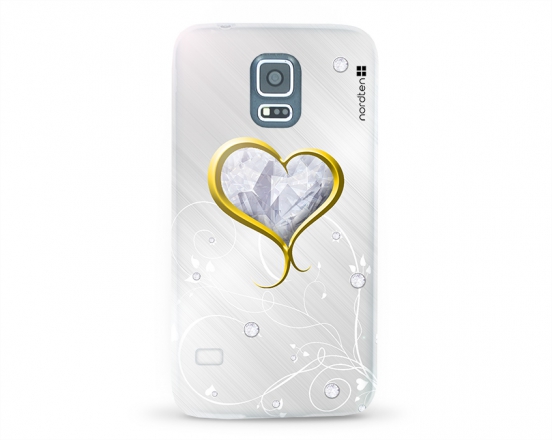 Kryt NORDTEN Briliant hearth Samsung Galaxy S5 silikonový