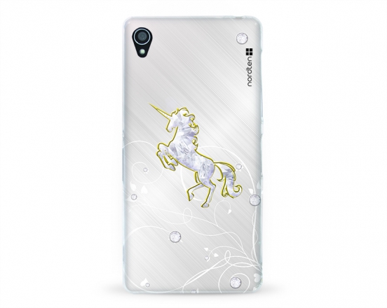 Kryt NORDTEN Briliant unicorn Sony Xperia Z3 silikonový