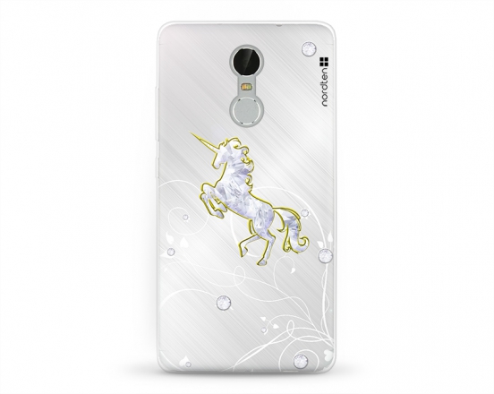 Kryt NORDTEN Briliant unicorn Xiaomi Redmi Note 3 silikonový