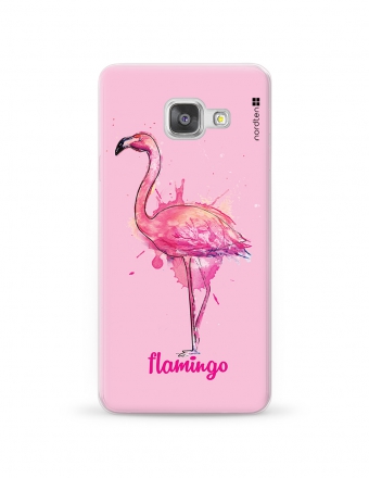 Kryt NORDTEN flamingo watercolor Samsung Galaxy A3 silikonový