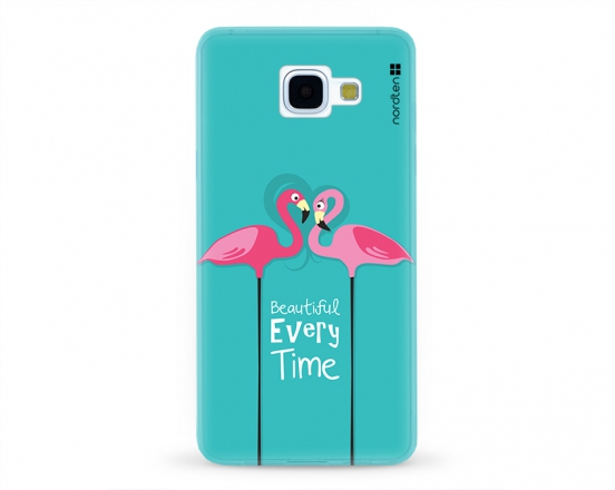 Kryt NORDTEN flamingo beautiful every time Samsung Galaxy A5 2016 silikonový