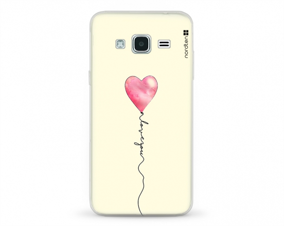 Kryt NORDTEN love you baloon Samsung Galaxy J3 silikonový