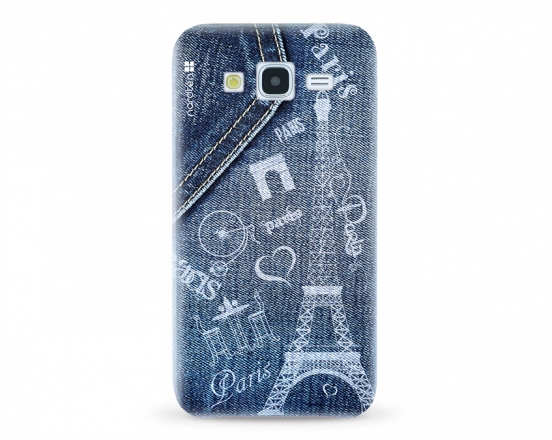 Kryt NORDTEN jean Paris Samsung Galaxy J5 silikonový