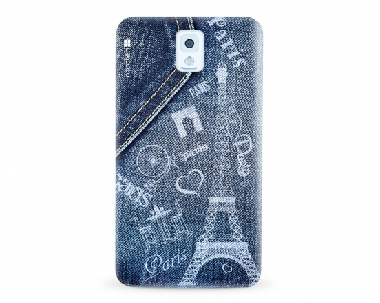 Kryt NORDTEN jean Paris Samsung Galaxy Note 3 silikonový