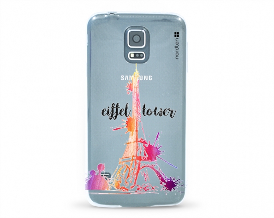 Kryt NORDTEN Eiffel tower Samsung Galaxy S5 silikonový