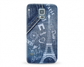 Kryt NORDTEN jean Paris Samsung Galaxy S5 silikonový