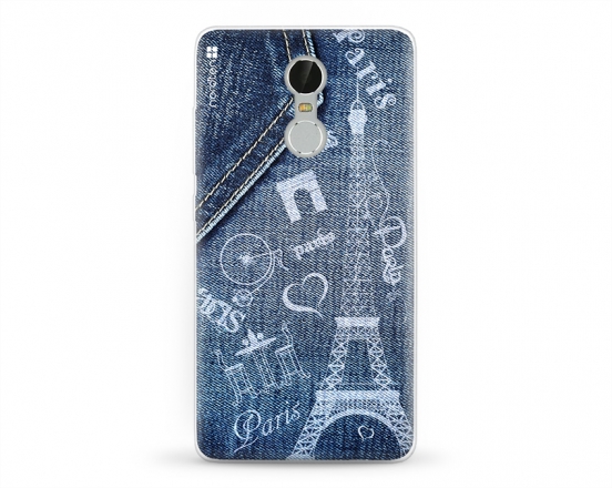 Kryt NORDTEN jean Paris XIAOMI Redmi Note 3 silikonový